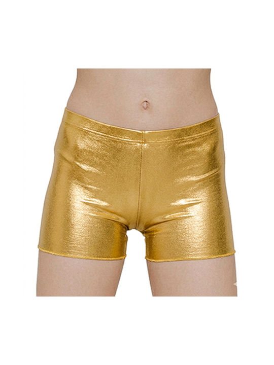 Kinder-Tanzbekleidung Shorts Gold Leggings