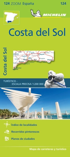 Costa Del Sol - Zoom Map 124 - Michelin Editions Des Voyages - Sheet Map, Folded
