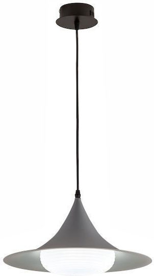 Spot Light Висящо Осветително Тяло Сив LED с Регулируемо Бяло Светлина