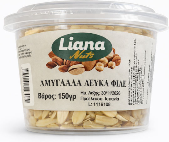 Liana Nuts Box Almonds White Fillet 150g