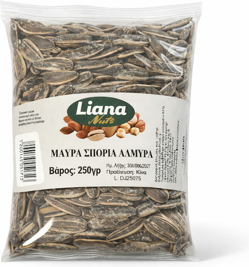 Liana Nüsse Schwarze Sonnenblumenkerne Ungesalzen 250g 3-66618