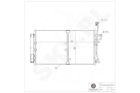 Radiator Aer Condiționat Chevrolet Captiva Opel Antara 4803979