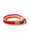 Unicord Handmade Dog Collar Scyscraper Red Orange Pastel 23-29cm XSmall