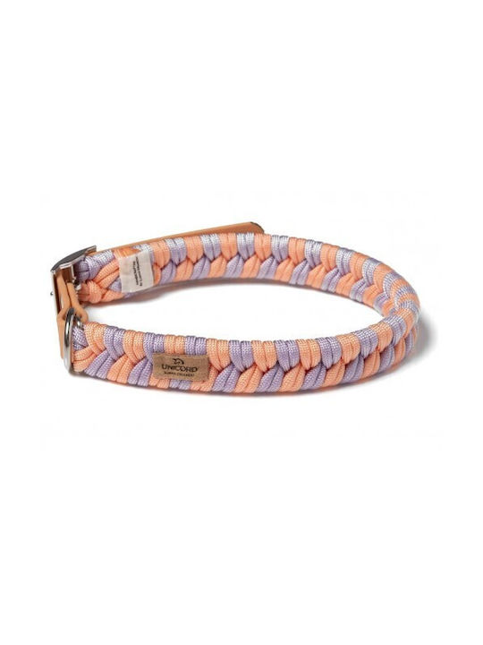 Unicord Handmade Dog Collar Necklace Lollipop Lilac Orange Pastel 37-43cm Medium