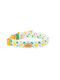 Unicord Handmade Dog Collar Blossom White Green Yellow Beads 37-43cm Medium