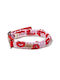 Unicord Handmade Dog Collar Choker Heartmade Pink Pastel Red 30-36cm Small