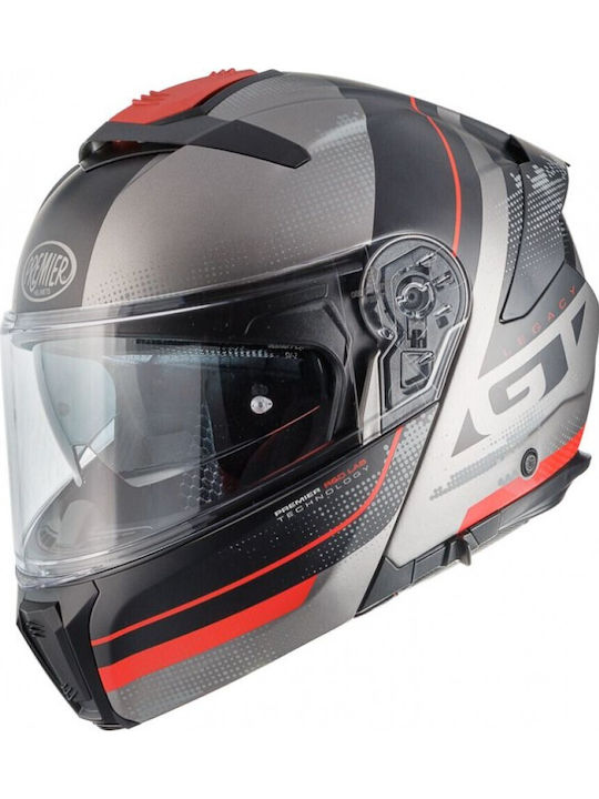 Premier Legacy GT SE17BM Motorradhelm Flip-Up E...