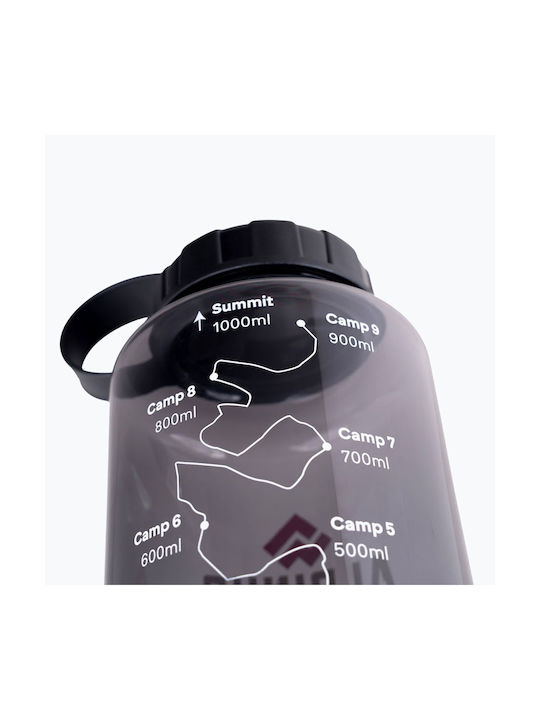 Alpinus Wasserflasche 1000ml Schwarz