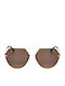 Trussardi Unisex Sunglasses With Black Frame And Black Lens