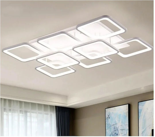 Lightplanet Plafonieră de Tavan Albă cu LED Integrat și Telecomandă