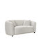Nord Canapea Cu Două Locuri Bej Deschis 170x91x75cm