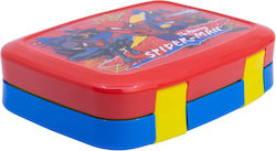 Stor Plastic Kids Food Container Spiderman
