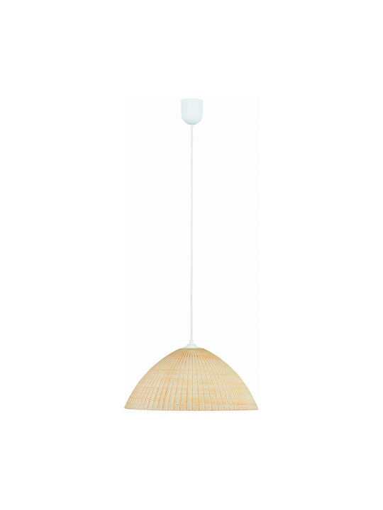ArkoLight Κρεμαστό Φωτιστικό Λευκό με Ντουί E27 25x25εκ.