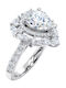 Xrisokosmima Women's Ring with Zircon from Silver