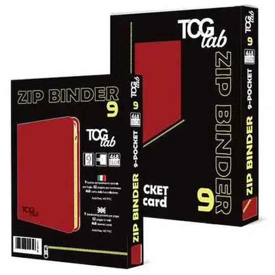 TCGLab Binder 9-Pocket Standard Size Κόκκινο