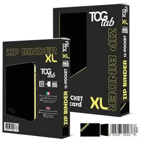 TCGLab Binder 12-Pocket Standard Size Μαύρο