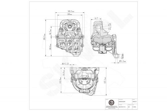 SKV Car Engine Mount Left for Audi A4 A5 A6 Q5 4m0199371fc