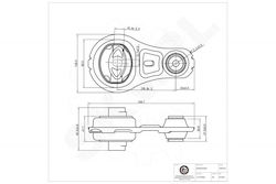 Монтаж За Двигател Nissan Interstar Nv400 Opel Movano B Renault Майстор Iii Заден 8200675206 Монтаж За Двигател Nissan Interstar Nv400 Opel Movano B Renault Майстор Iii Заден 8200675206
