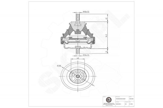 Suport Față Cutie Viteze Mercedes-Benz V-Class Vito 6382420013
