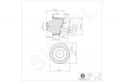 Στήριγμα Κινητήρα Peugeot 206 206+ Πίσω Δεξιά 1844a1 Στήριγμα Κινητήρα Peugeot 206 206+ Πίσω Δεξιά 1844a1