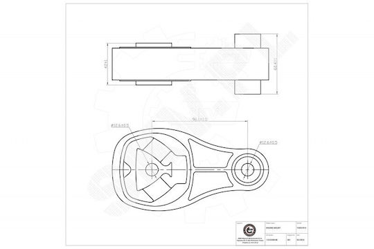 Suport Motor Fata Smart ForTwo 1322200248