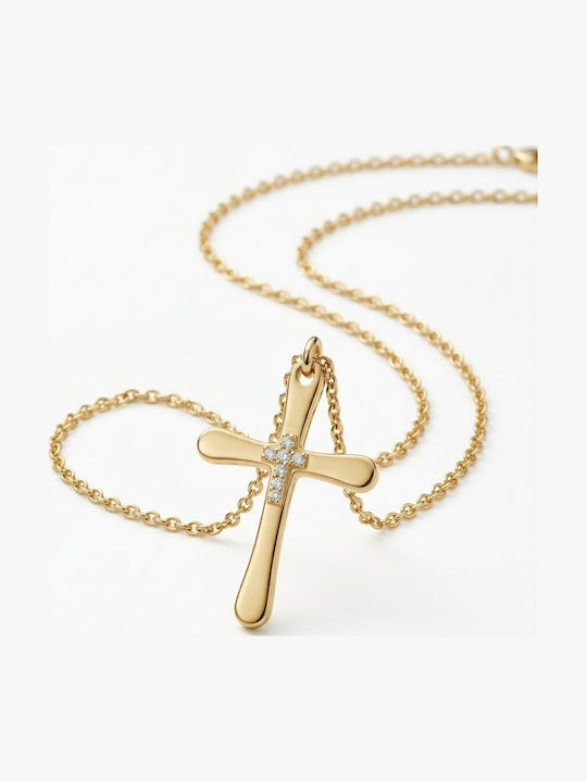 Silver Gold Plated Cross Silver Gold Plated Cross