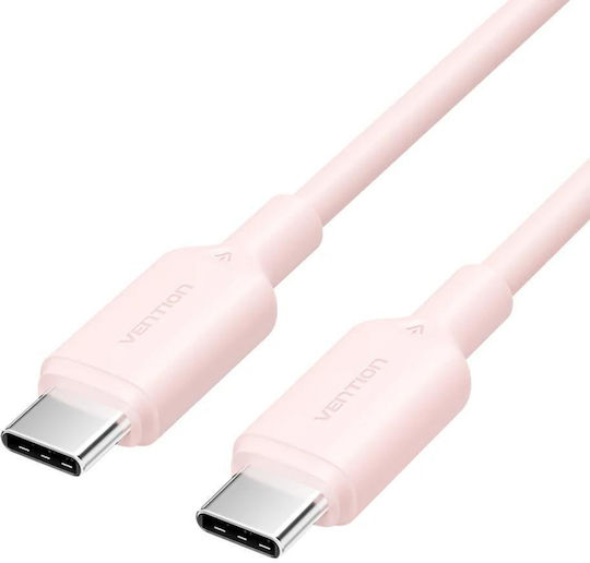 Vention USB 2.0 Cable USB-C Male - USB-C 60W PD Pink 2m TRVPH