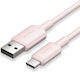Vention USB 2.0 Cable USB-C male - USB-A Ροζ 2m CWAPH