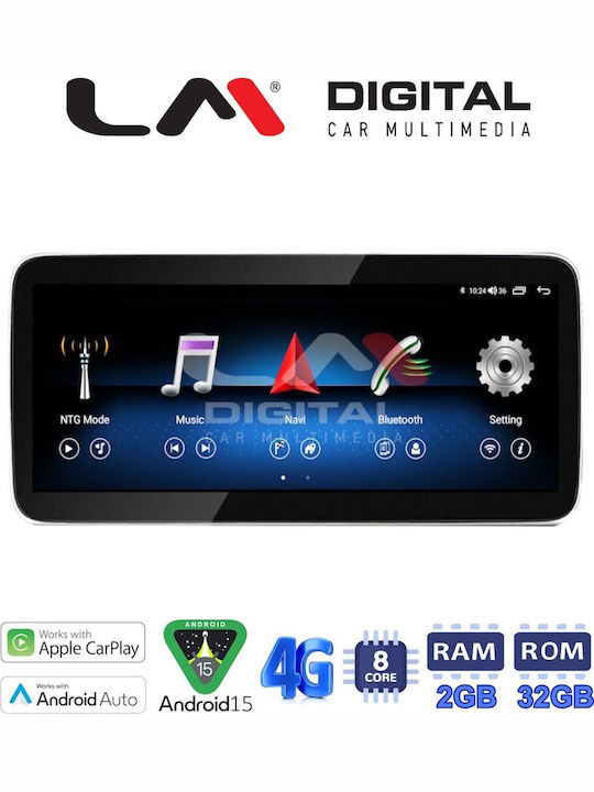 LM Digital LM Kh2 337 N45 OEM Multimedia Auto-Audiosystem Mercedes-Benz A Klasse Cla Klasse W176 2013 > 2017 CarPlay Android Auto BT GPS WiFi GPRS