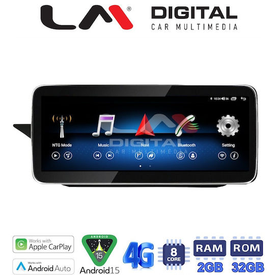 Lm Digital Lm Kh2 502 Sq Οθόνη Oem Multimedia Αυτοκινήτου Mercedes E W212 2009 > 2012 Carplay Androidauto Bt Gps Wifi Gprs