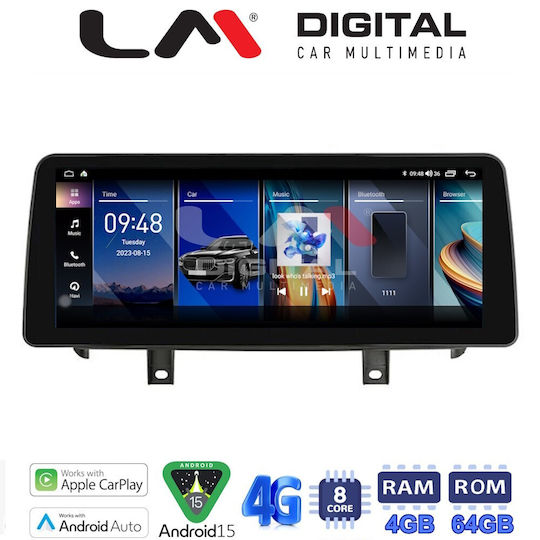 Lm Digital Lm Kh4 497 Evo Οθόνη Oem Multimedia Αυτοκινήτου Bmw X5 F15 2017 > 2018 Bmw X6 F16 2017 > 2019 Carplay Androidauto Bt Gps Wifi Gprs