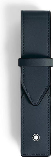 Montblanc Meisterstuck Кожен Калъф За Писалки Единичен Тъмносин