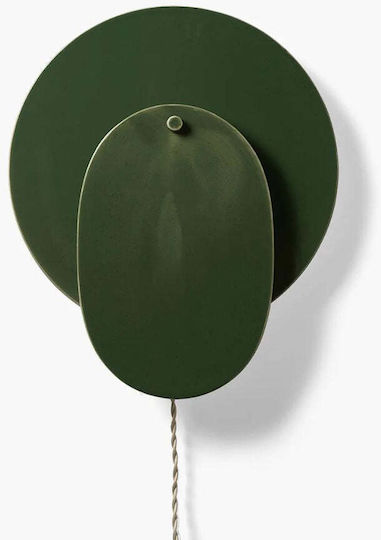 Serax Nebula Wall Lamp with E14 Bulb Base and Switch Green 33.6x7x39.5cm