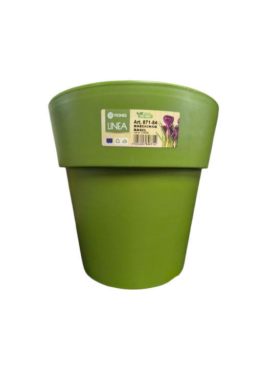 Viomes Kunststoff Blumentopf Basilikum 30x30x28,5cm