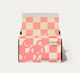 Αλουμινοχαρτο Φυλλα 5x11 Beige Pink Checkered Framar 500τεμ 13089