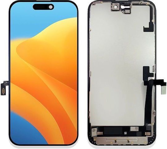 Οθόνη OLED με Μηχανισμό Αφής για iPhone 16 Plus (Μαύρο)