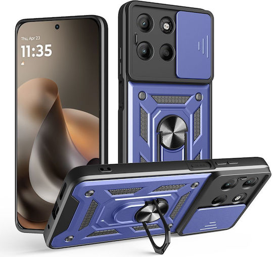 Techsuit Camshield Series Motorola Moto G77 G67 Blue