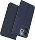 Handyhülle Realme Note 70T Oem Flip Brieftasche Synthetisches Leder Pu Tpu Blau Wallet Stand