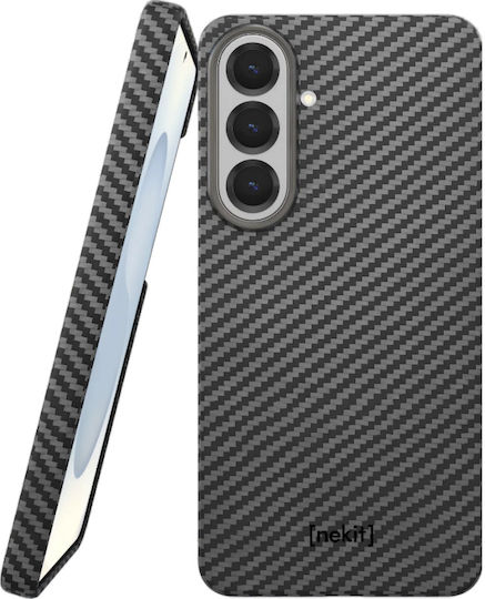 Samsung Galaxy S26 Plus Nekit Fiber Hart Kunststoff Magsafe Aramid Fiber 1mm 1500d Kevlar Schwarz