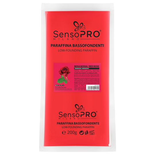 Solid Paraffin Rose Scent Sensopro Milano 200g