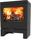 Charnwood Skye 7 - Low Stand Metallic Wood Stove Brown