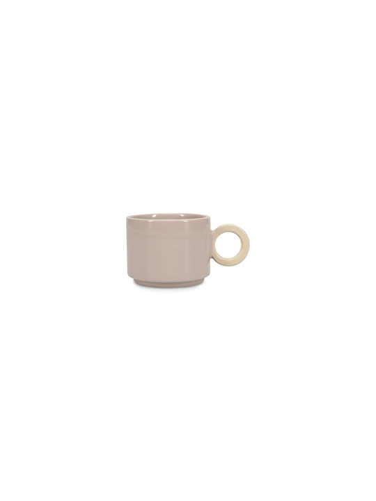 Onahome Keramiktasse Lou Grau Beige 280ml