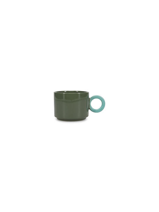Onahome Κούπα Stoneware Lou Green-blue 280ml