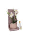 White Orchid Plant Ceramic Pot Room Fragrance My Paris 14x14x30cm Iliadis 92842 Material Ceramic White Iliadis Il_92842