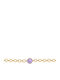 Verorama Women's Rosette Silver Gold Plated Bracelet
