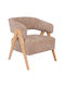 Barton Brown Armchair 67x66x74cm