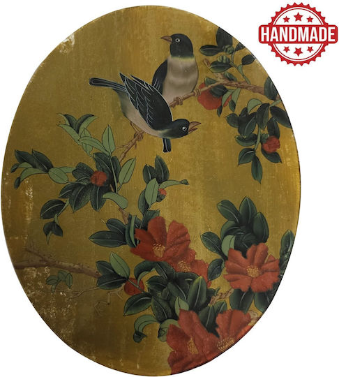 Artekko Glass Surface Hand Painted Reversed Painting 28.5x35.5 Cm