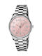 Gucci G-timeless Γυναικείο Ρολόι Μπαταρίας με Ασημί Μεταλλικό Μπρασελέ