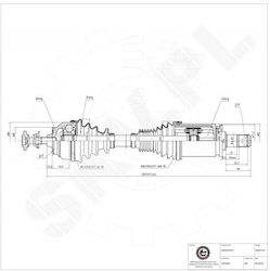 Μπροστινός Αριστερός Ημιαξόνιος Bmw 5 7 7593039