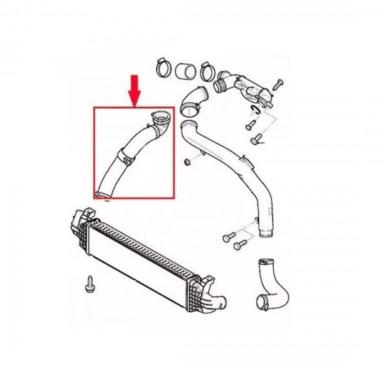 Аератор Интеркулер Ford Focus C-Max Focus II Volvo C30 S40 II V50 1314277